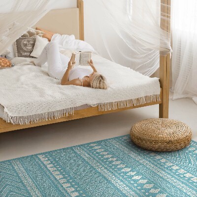 Vinyl vloerkleed Patroon Indiase textuur imitatiestof