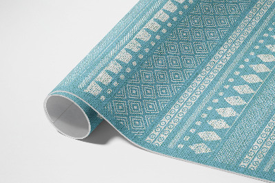 Vinyl vloerkleed Patroon Indiase textuur imitatiestof