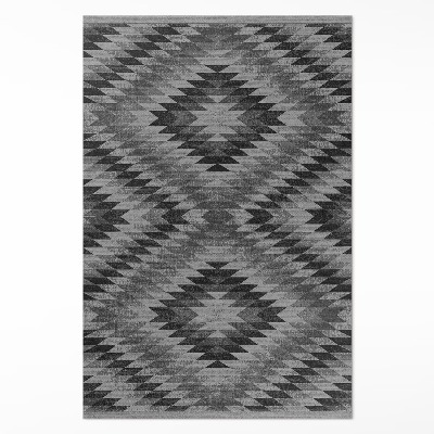 Tapijt vinyl Donkere parallellogram imitatiestof