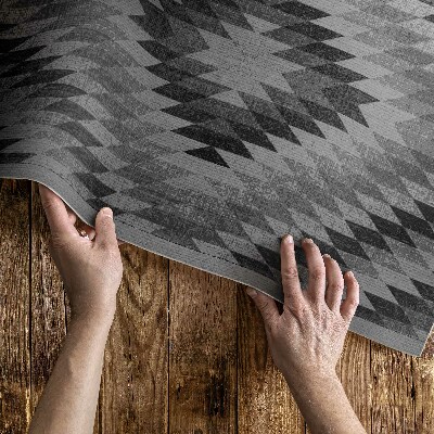 Tapijt vinyl Donkere parallellogram imitatiestof