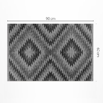 Tapijt vinyl Donkere parallellogram imitatiestof