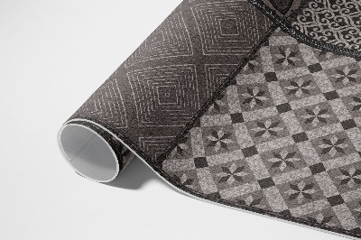 Vinyl tapijt Een combinatie van verschillende patronen, imitatiestof