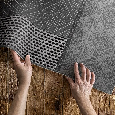 Tapijt vinyl Mix van verschillende patronen van imitatiestof