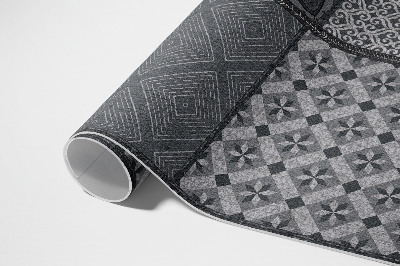 Vinyl vloerkleed Een mix van patronen, imitatiestof