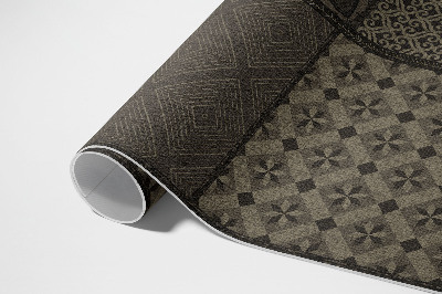 Vinyl vloerkleed Combinatie van meerdere patronen, imitatiestof