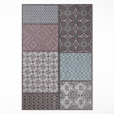 Vinyl tapijt Combinatie van patronen, imitatiestof