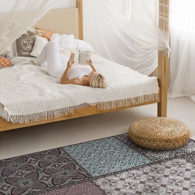 Vinyl tapijt Combinatie van patronen, imitatiestof