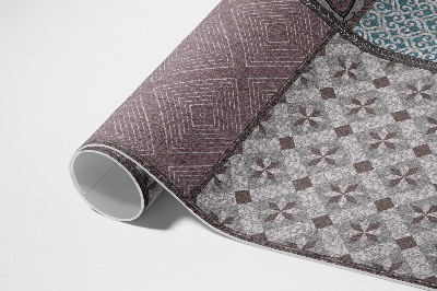 Vinyl tapijt Combinatie van patronen, imitatiestof