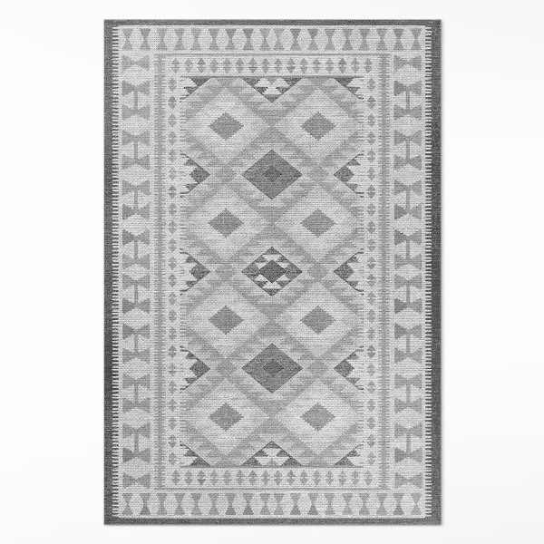 Vinyl tapijt Grijze ruiten imitatiestof