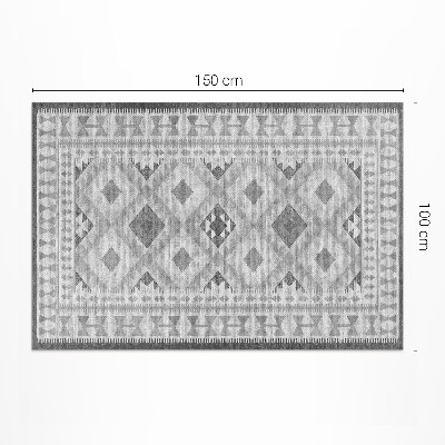 Vinyl tapijt Grijze ruiten imitatiestof