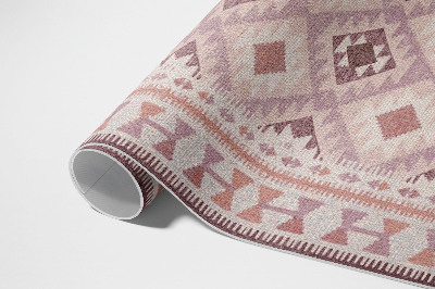 Vinyl tapijt Lichtroze imitatiestof met diamant