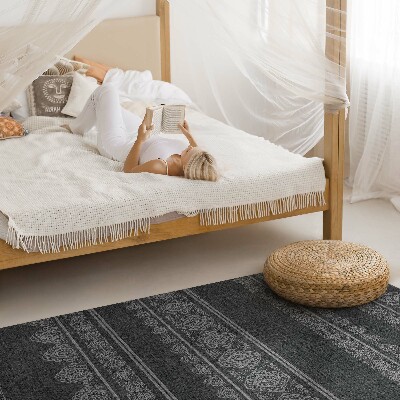 Vinyl vloerkleed Imitatiestof met oosters patroon