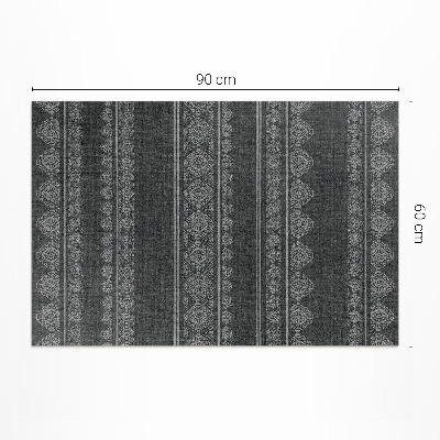 Vinyl vloerkleed Imitatiestof met oosters patroon