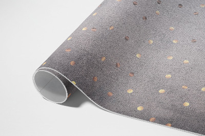 Vinyl tapijt Lichte en donkere stippen op een grijze textuur