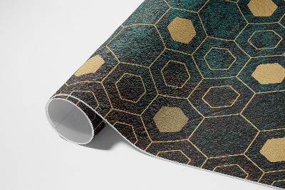 Tapijt vinyl Hexagonaal patroon modern ontwerp