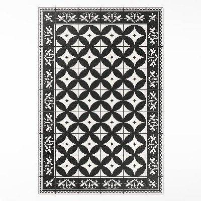 Vinyl tapijt Cirkels in Spaanse mozaïektegels