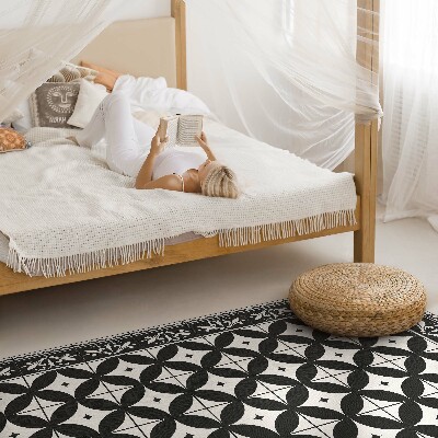 Vinyl tapijt Cirkels in Spaanse mozaïektegels