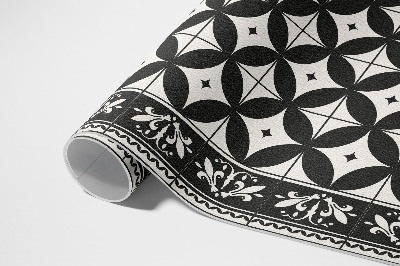 Vinyl tapijt Cirkels in Spaanse mozaïektegels