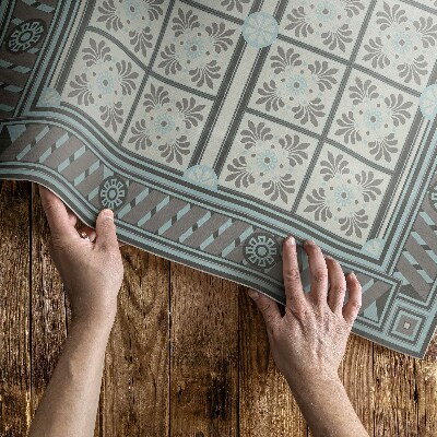 Vinyl vloerkleed Scandinavische stijl decoratief mozaïek