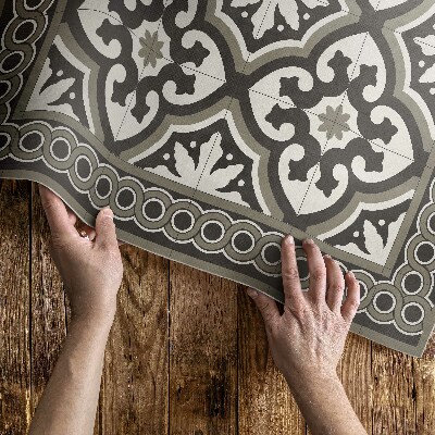 Vinyl tapijt Scandinavische stijl decoratief mozaïek