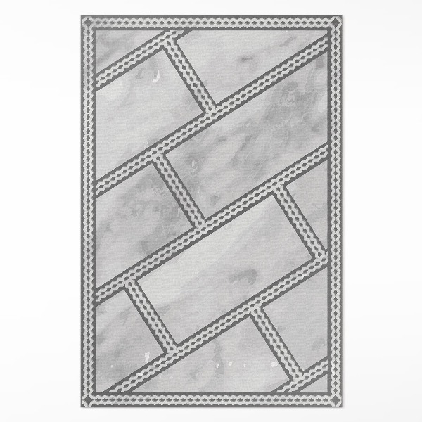 Tapijt vinyl Decoratieve lichte marmeren tegels