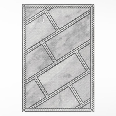 Tapijt vinyl Decoratieve lichte marmeren tegels