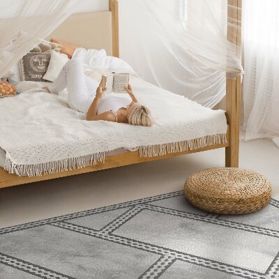 Tapijt vinyl Decoratieve lichte marmeren tegels