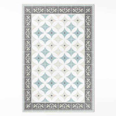 Vinyl vloerkleed Scandinavische cirkels pastel mozaïek