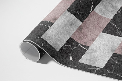 Vinyl tapijt Marmeren kubus modieuze mozaïek