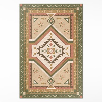 Tapijt vinyl Spaans geometrie sierpatroon