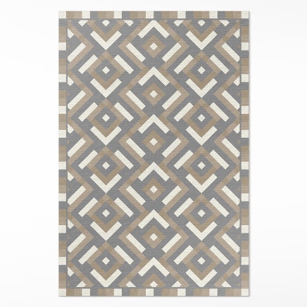 Vinyl vloerkleed Geometrie regelmatig patroon vintage boho