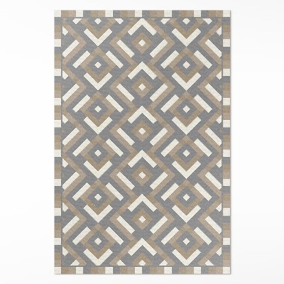 Vinyl vloerkleed Geometrie regelmatig patroon vintage boho