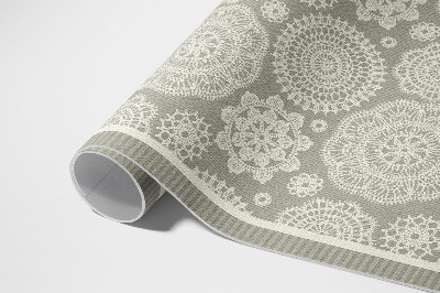 Vinyl vloerkleed Bloemenmandala's decoratief boho-patroon
