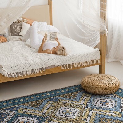 Vinyl tapijt Marokkaanse geometrische ornamentpatronen