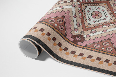 Tapijt vinyl Marokkaans ontwerp geometrisch ornament