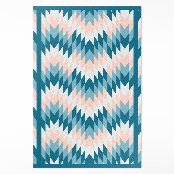 Vinyl vloerkleed Geometrisch visgraat modern ontwerp