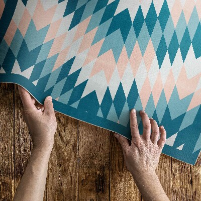 Vinyl vloerkleed Geometrisch visgraat modern ontwerp