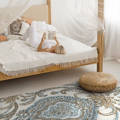 Tapijt vinyl Oosterse bloemen decoratief plantenmotief