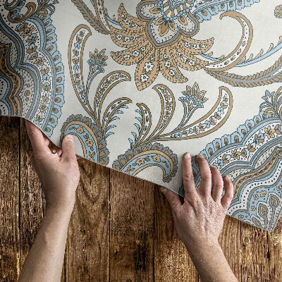 Tapijt vinyl Oosterse bloemen decoratief plantenmotief