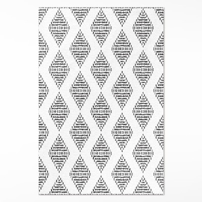 Tapijt vinyl Geometrisch ruitvormig Indiaas patroon