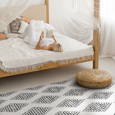 Tapijt vinyl Geometrisch ruitvormig Indiaas patroon