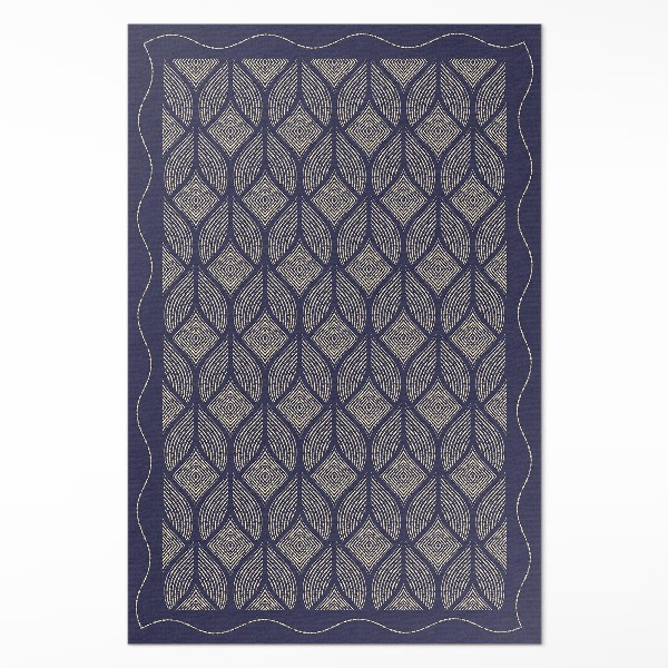 Vinyl tapijt Geometrisch geweven decoratief patroon