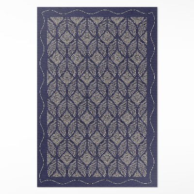 Vinyl tapijt Geometrisch geweven decoratief patroon