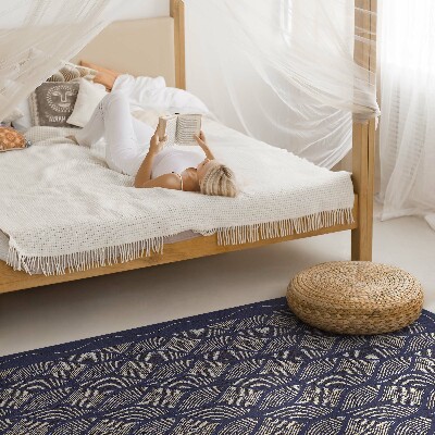 Vinyl tapijt Geometrisch geweven decoratief patroon