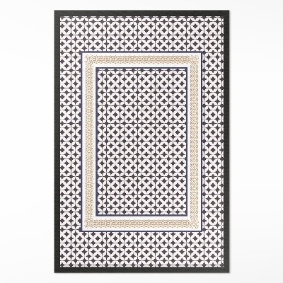 Tapijt vinyl Geometrische vlecht elegante mozaïek