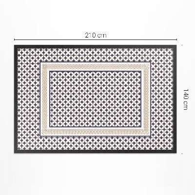 Tapijt vinyl Geometrische vlecht elegante mozaïek