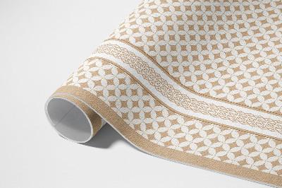 Vinyl vloerkleed Geometrische mozaïek glamour vlecht