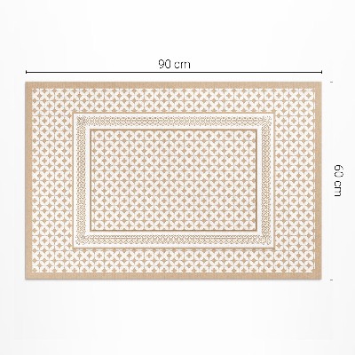 Vinyl vloerkleed Geometrische mozaïek glamour vlecht