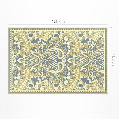 Vinyl tapijt Exotische bloemen planten ornament