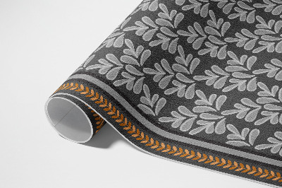 Tapijt vinyl Bloemenvlecht met plantenmotief